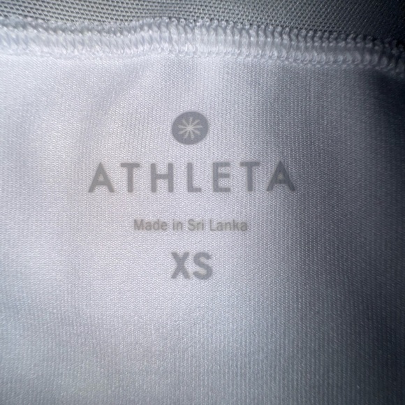 Athleta Running Wild Mesh Back White Heather Gray Tennis Dress Size XS. VGUC - Picture 5 of 12